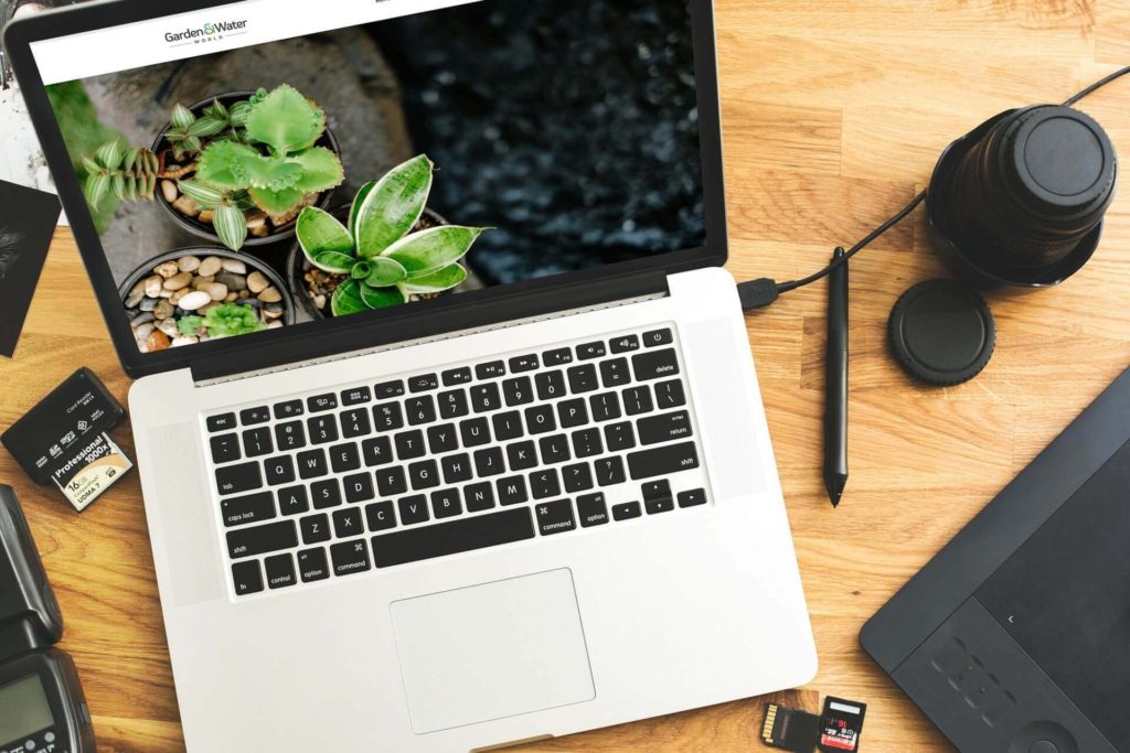 Garden and Water World Website Development by Power Marketing Digital Marketing Agency Papua New Guinea PNG